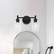 Designers Fountain Summer Jazz 16 in. 2-Light Matte Black Vanity Light with Clear Glass Shades for Bathrooms D310M-2B-MB - alternate 5